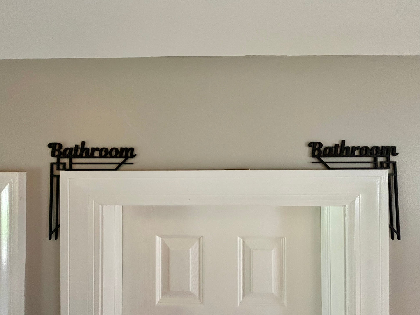 Bathroom Door Corner
