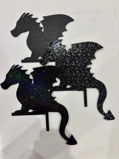 Dragon Door Frame Topper: Rainbow Scale Dragon Decor