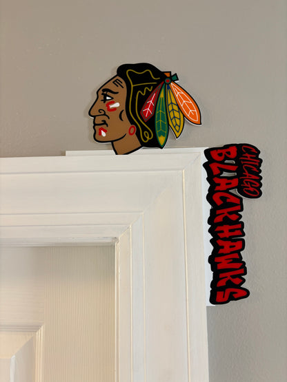 Chicago Blackhawks Door Corner