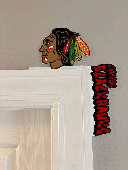 Chicago Blackhawks Door Corner