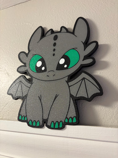 Toothless or light fury dragon cute door frame decor