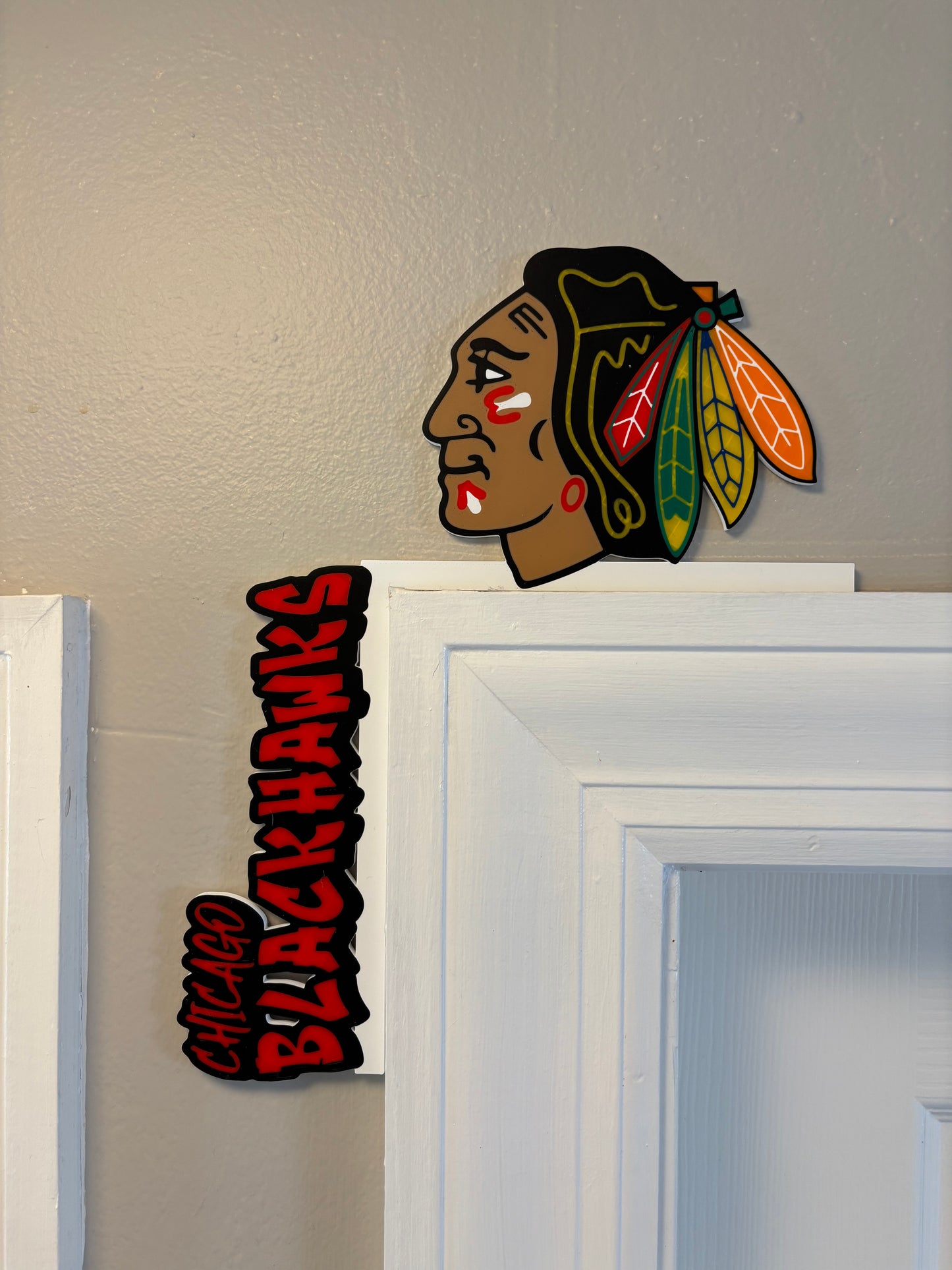 Chicago Blackhawks Door Corner