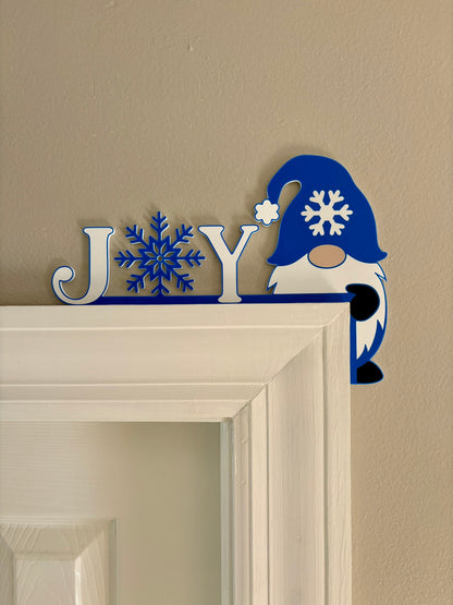 Gnome Joy Door Window Corner Topper