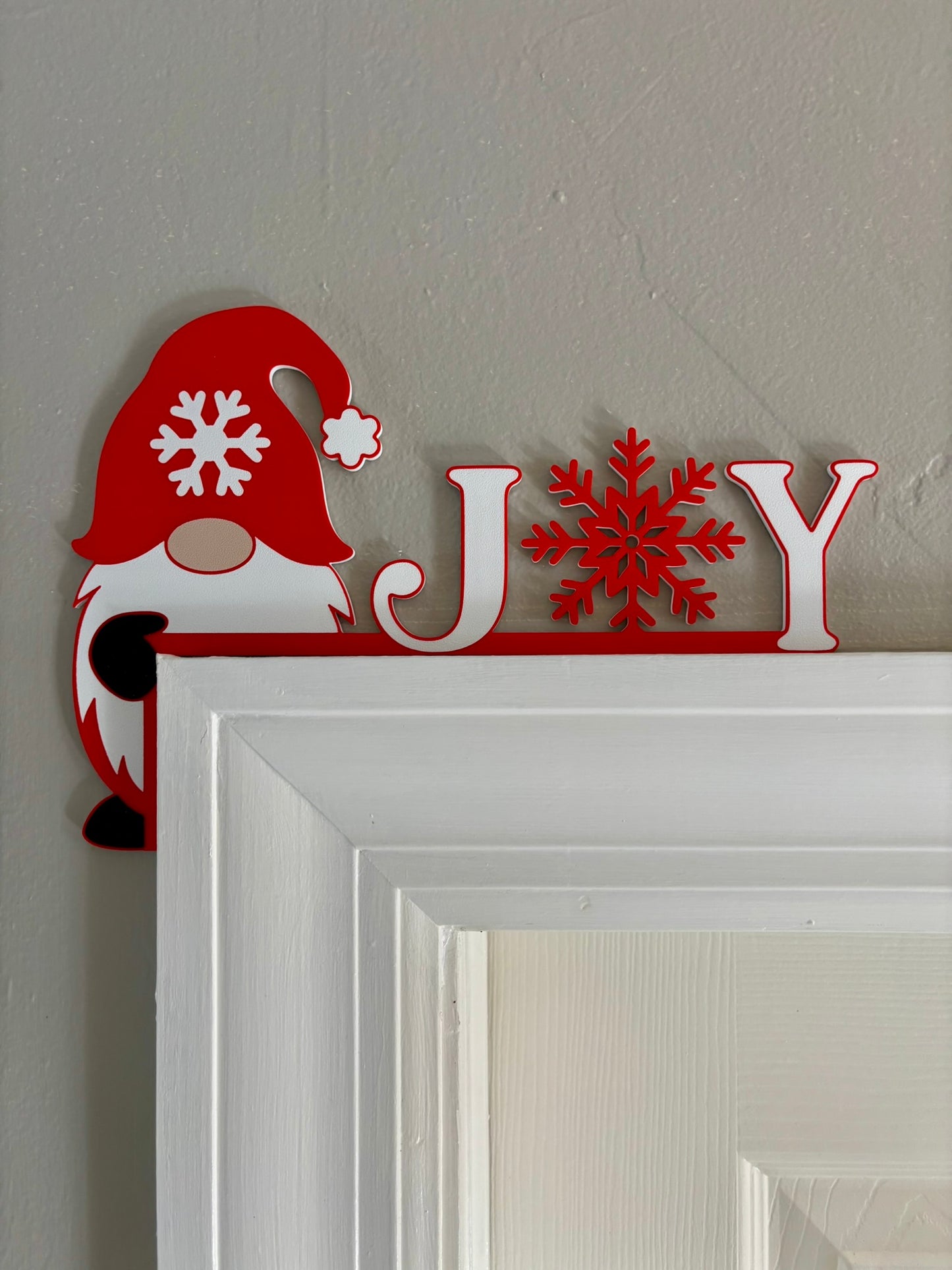 Gnome Joy Door Window Corner Topper