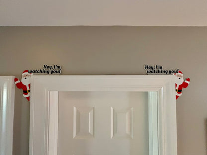 Santa is Watching Door Corner