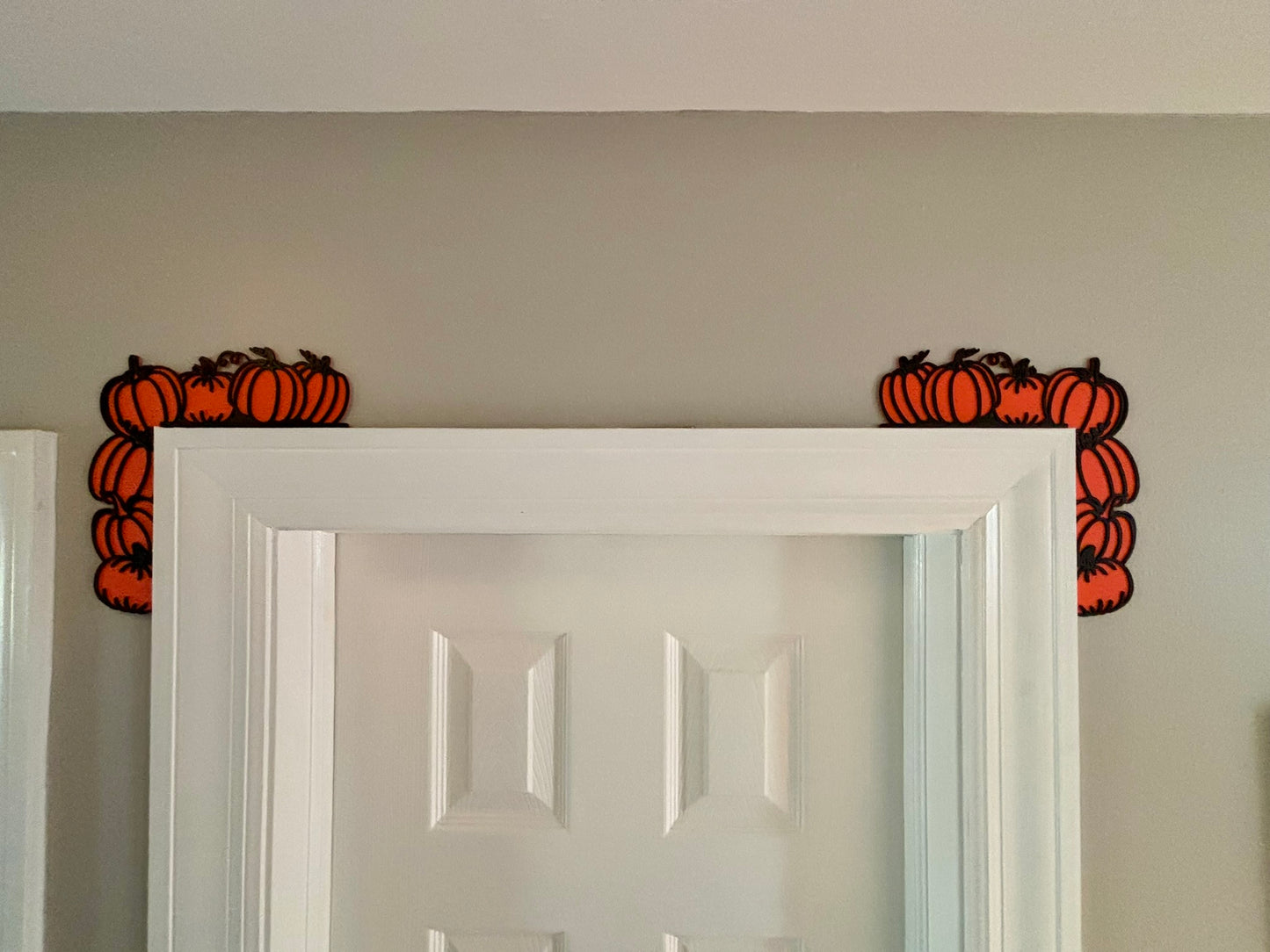 Pumpkins Door Window Corner Topper