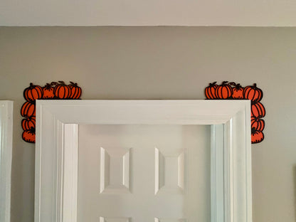 Pumpkins Door Window Corner Topper