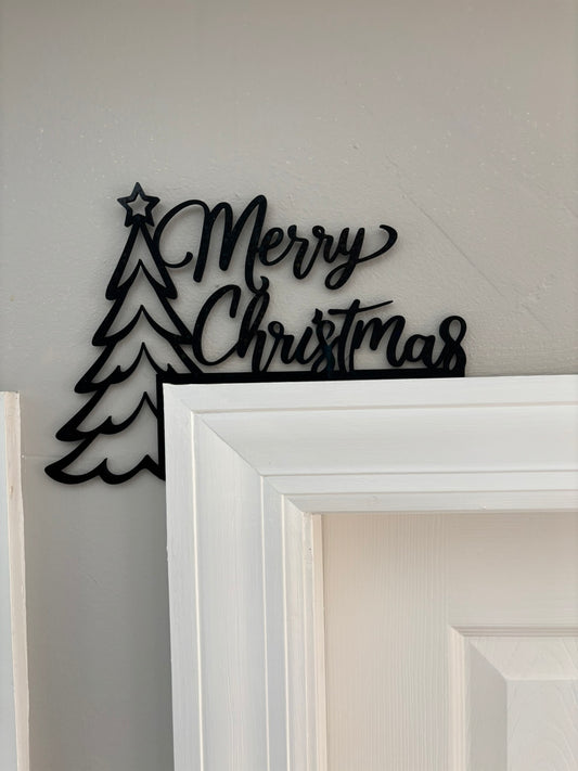 Merry Christmas Door Corner