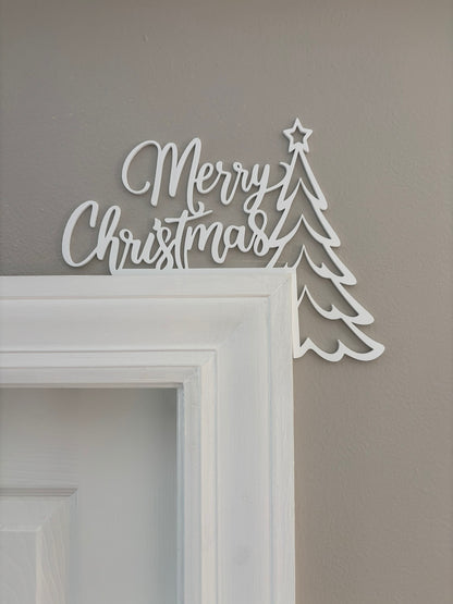 Merry Christmas Door Corner