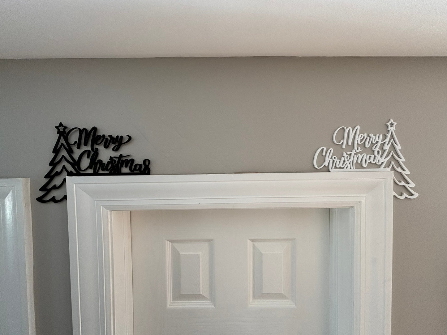 Merry Christmas Door Corner