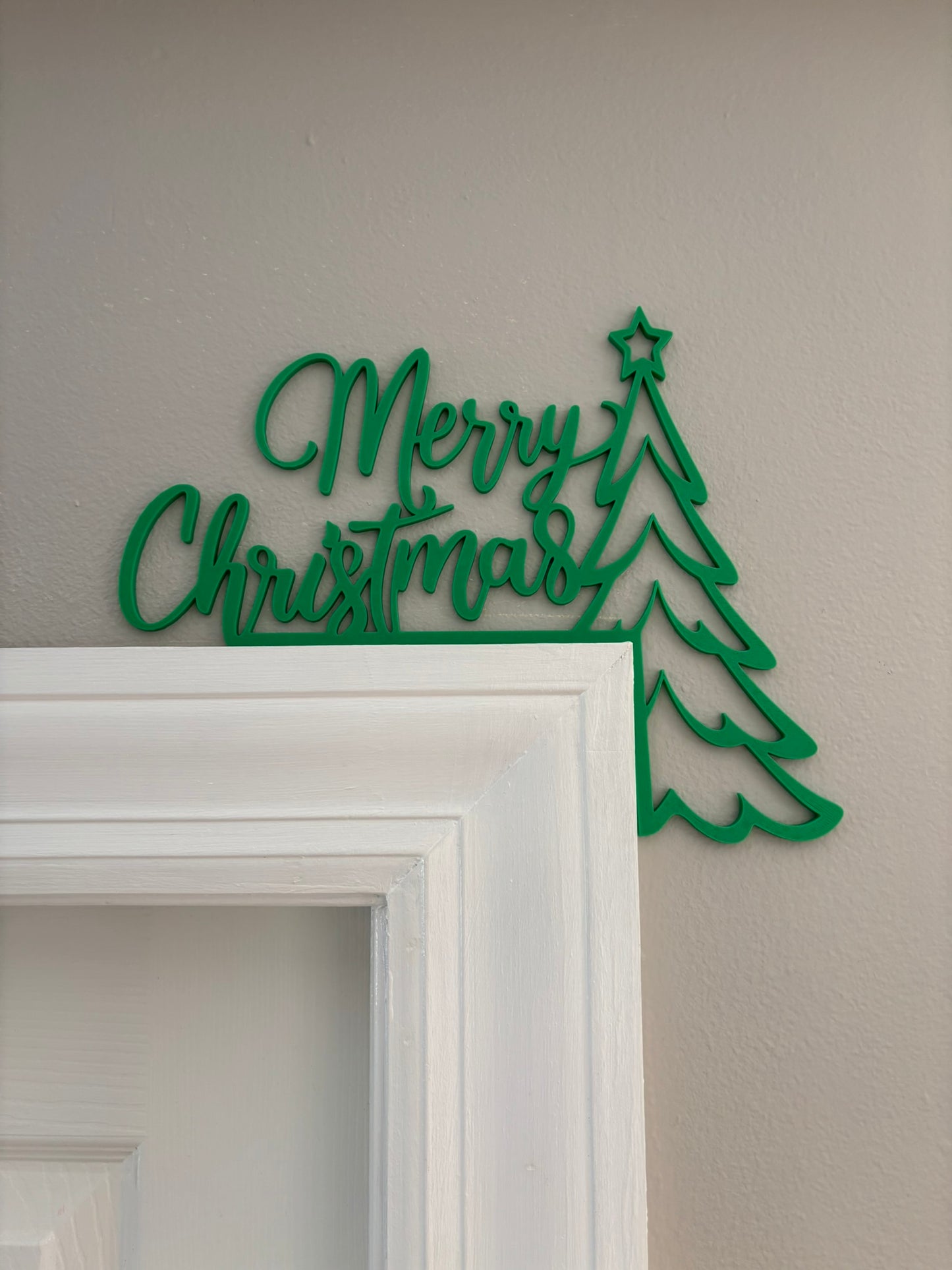 Merry Christmas Door Corner
