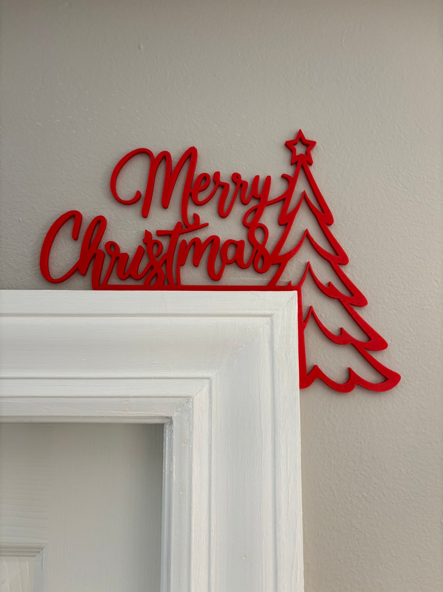 Merry Christmas Door Corner