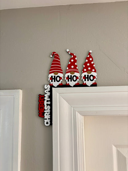 Ho Ho Ho Gnomes Door Corner