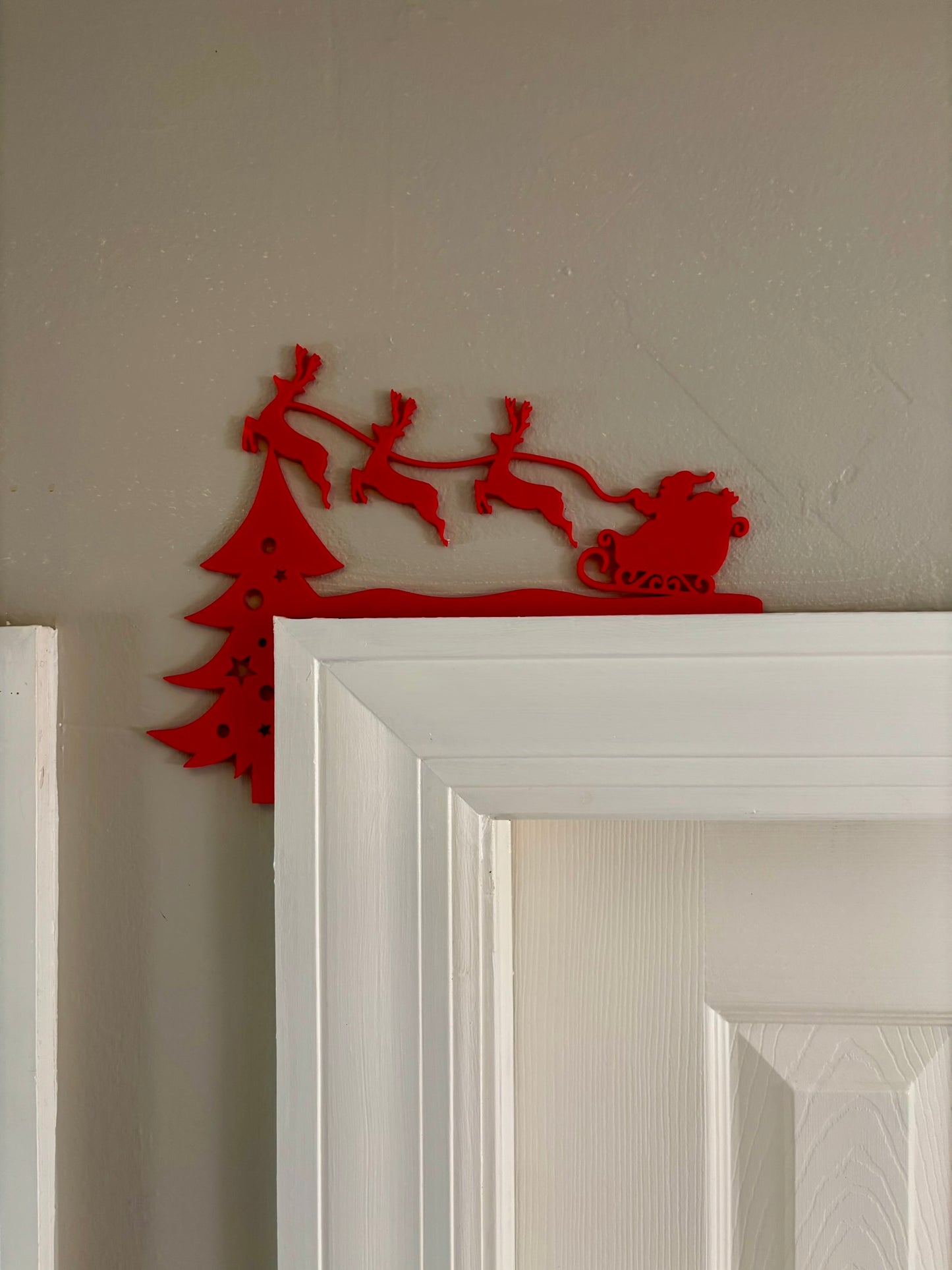 Reindeer Flying Door Corner