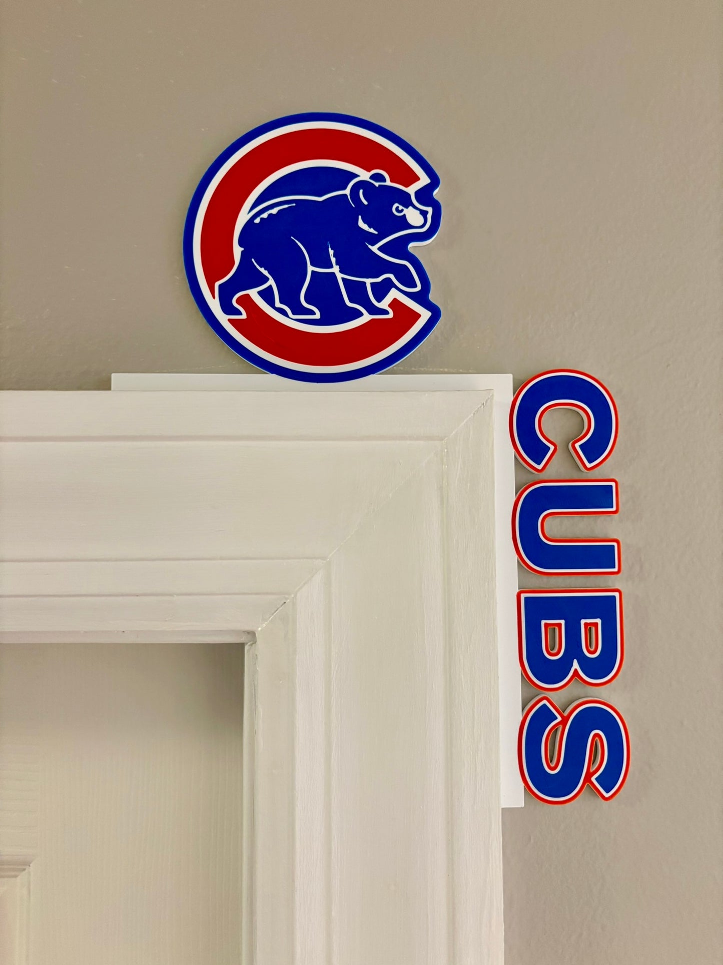 Chicago Cubs Bear Door Corner