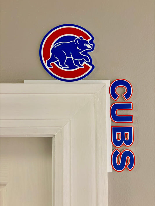 Chicago Cubs Bear Door Corner