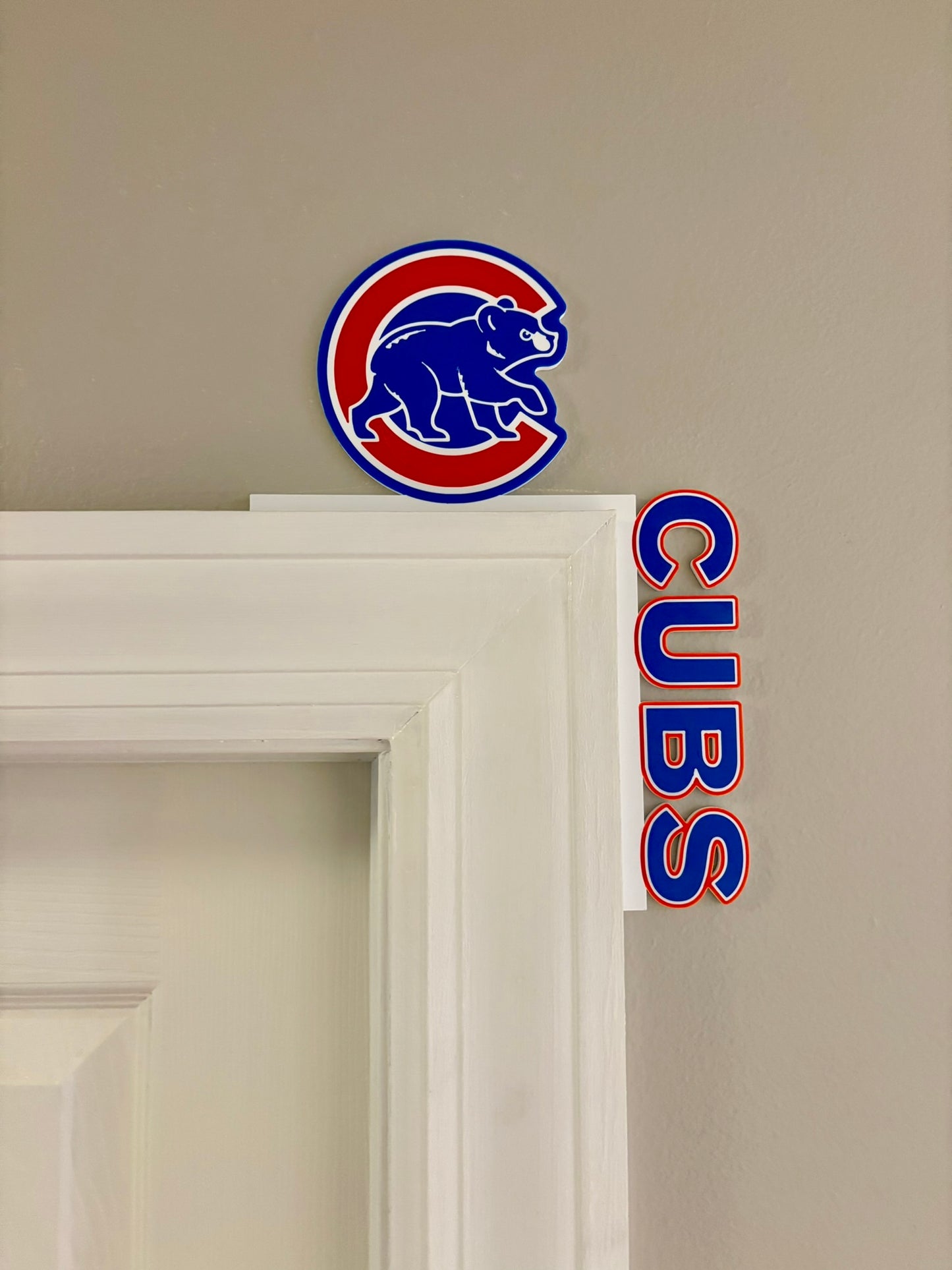 Chicago Cubs Bear Door Corner