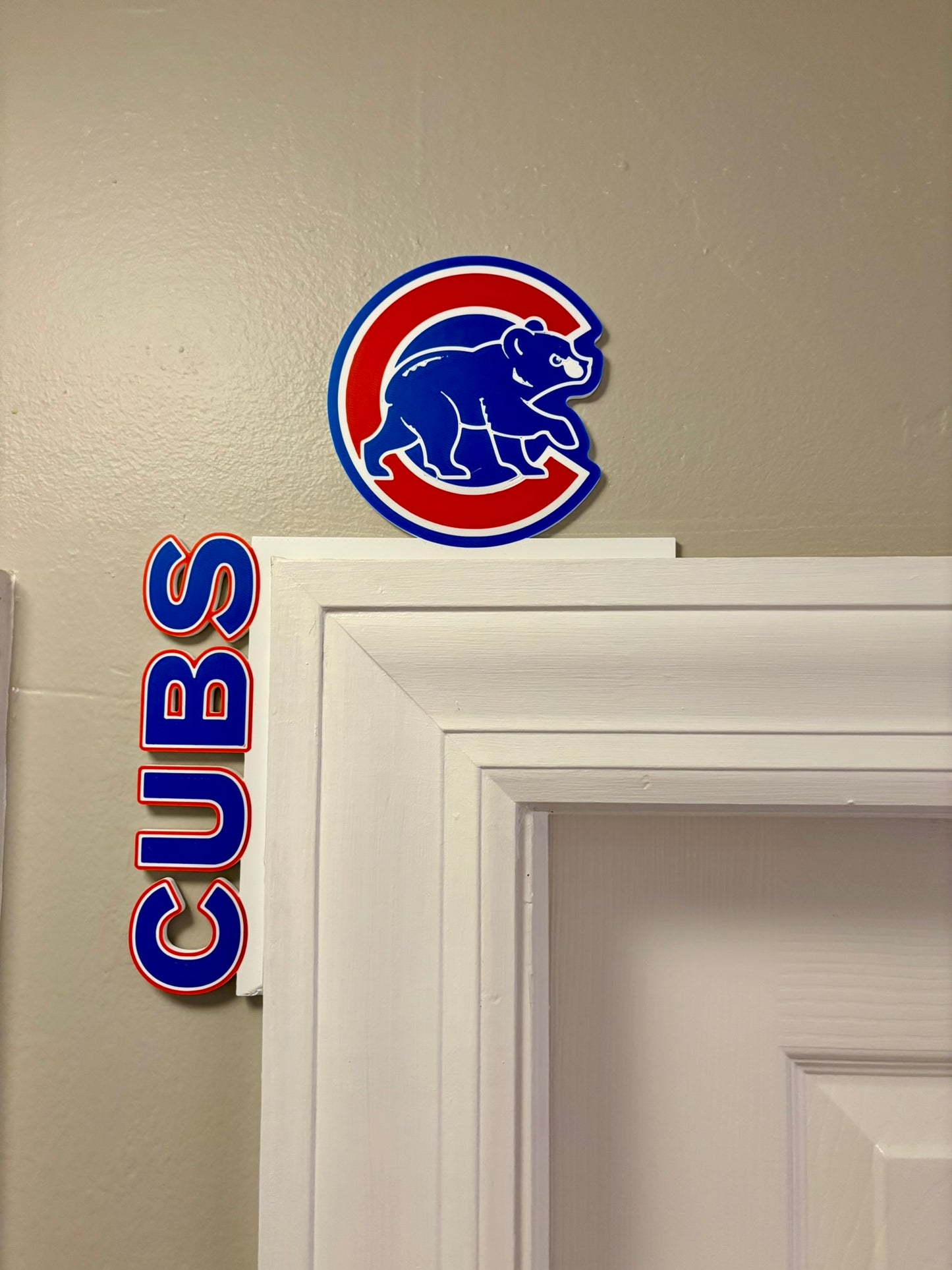 Chicago Cubs Bear Door Corner
