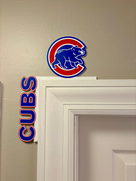 Chicago Cubs Bear Door Corner