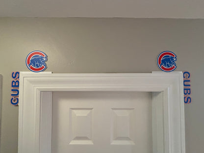 Chicago Cubs Bear Door Corner