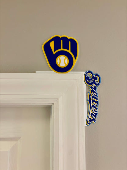 Milwaukee Brewers Door Corner