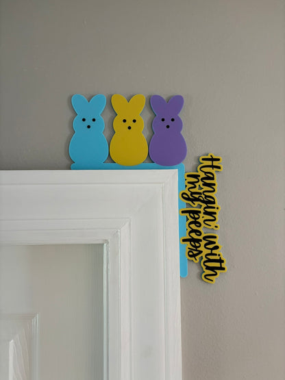 Hanging With My Peeps Easter Door Corner