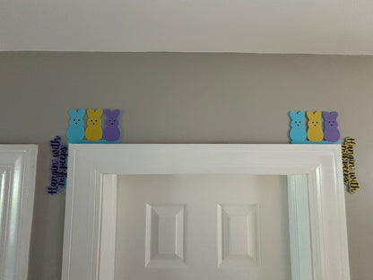 Hanging With My Peeps Easter Door Corner