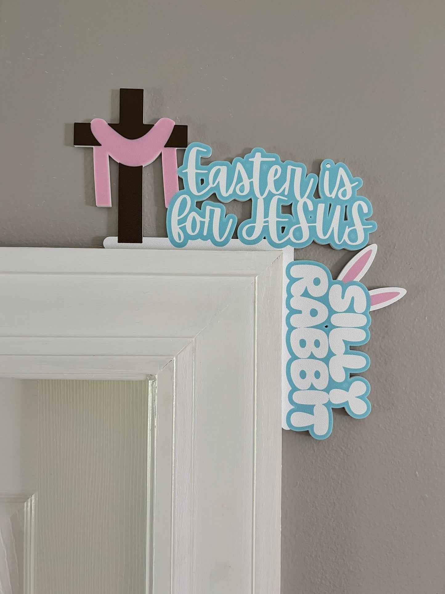 Silly Rabbit Easter Door Corner