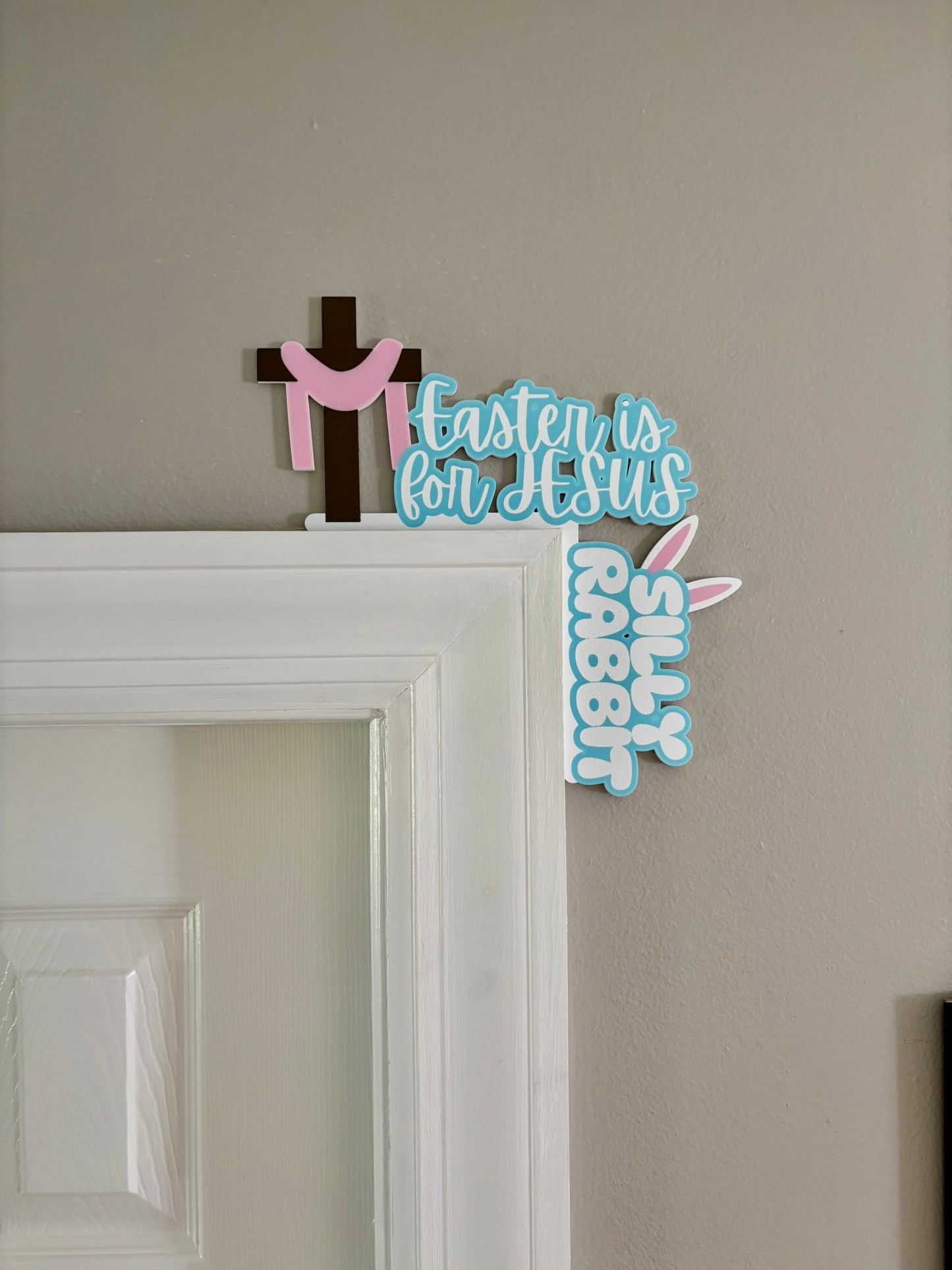 Silly Rabbit Easter Door Corner