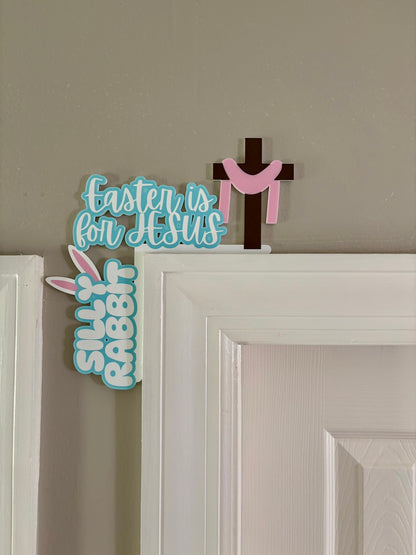 Silly Rabbit Easter Door Corner