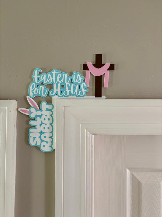 Silly Rabbit Easter Door Corner