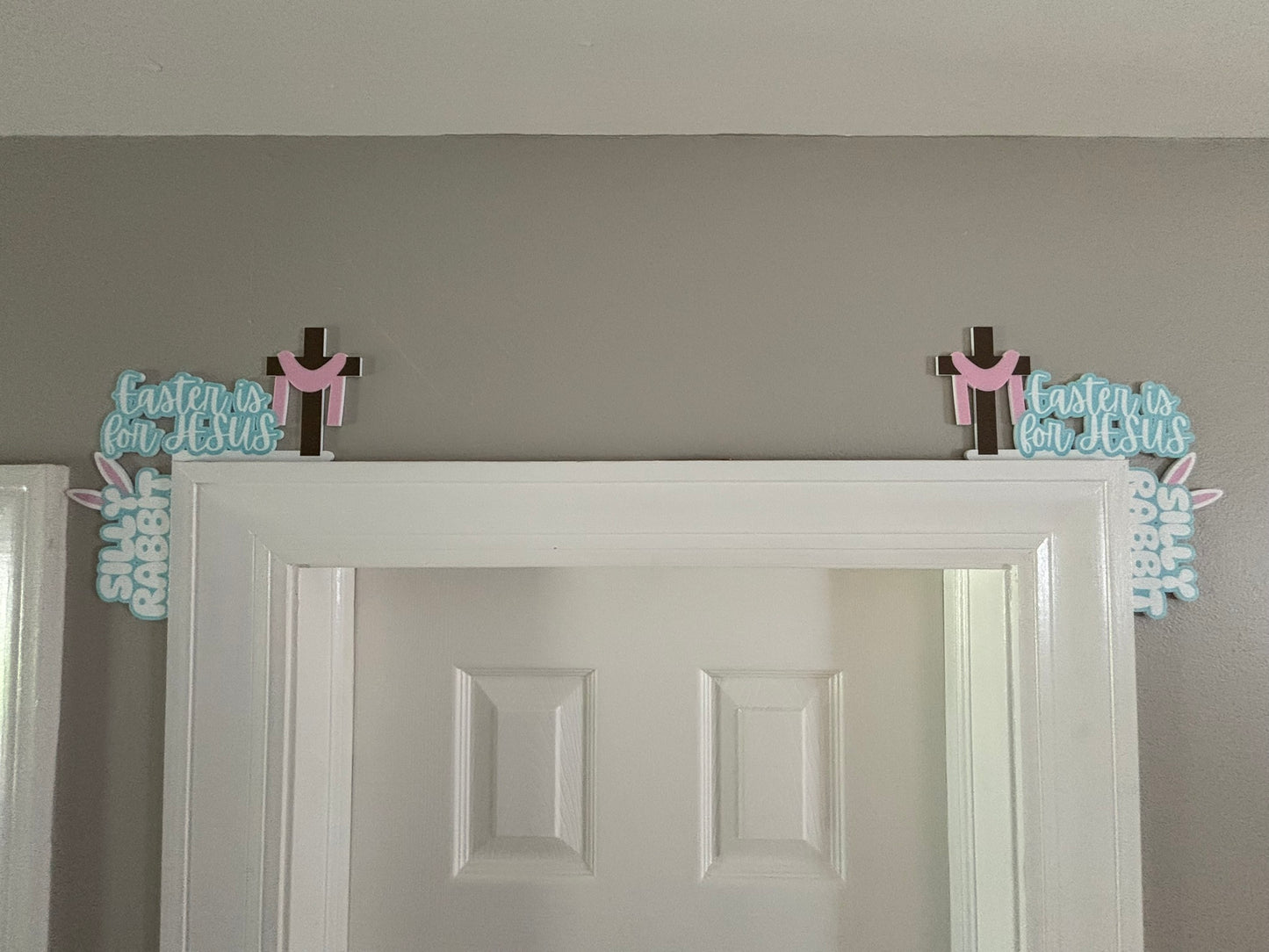 Silly Rabbit Easter Door Corner