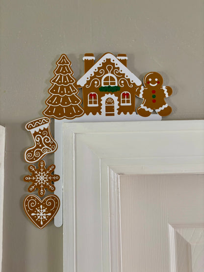 Gingerbread House and Man Door Corner