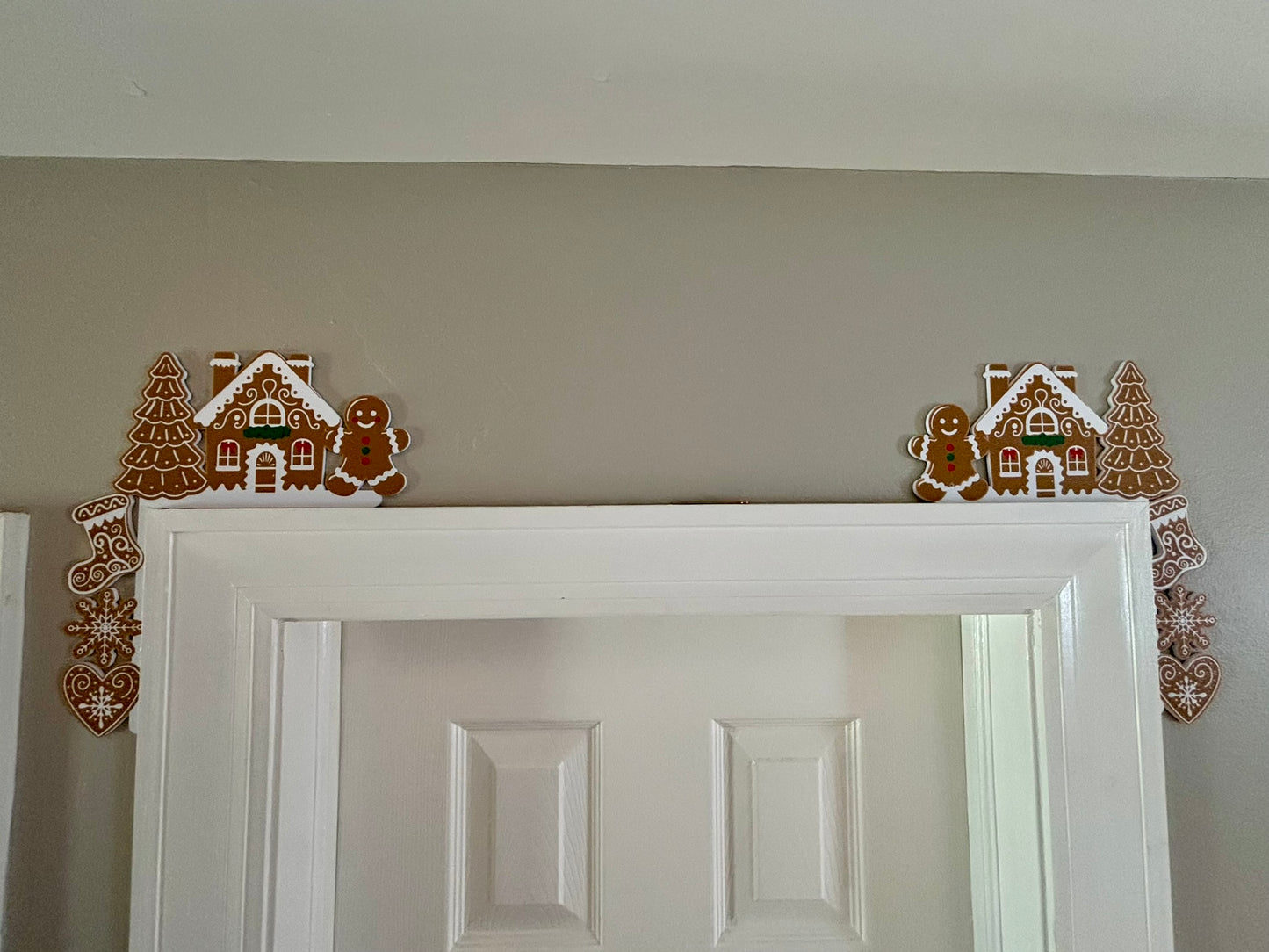 Gingerbread House and Man Door Corner