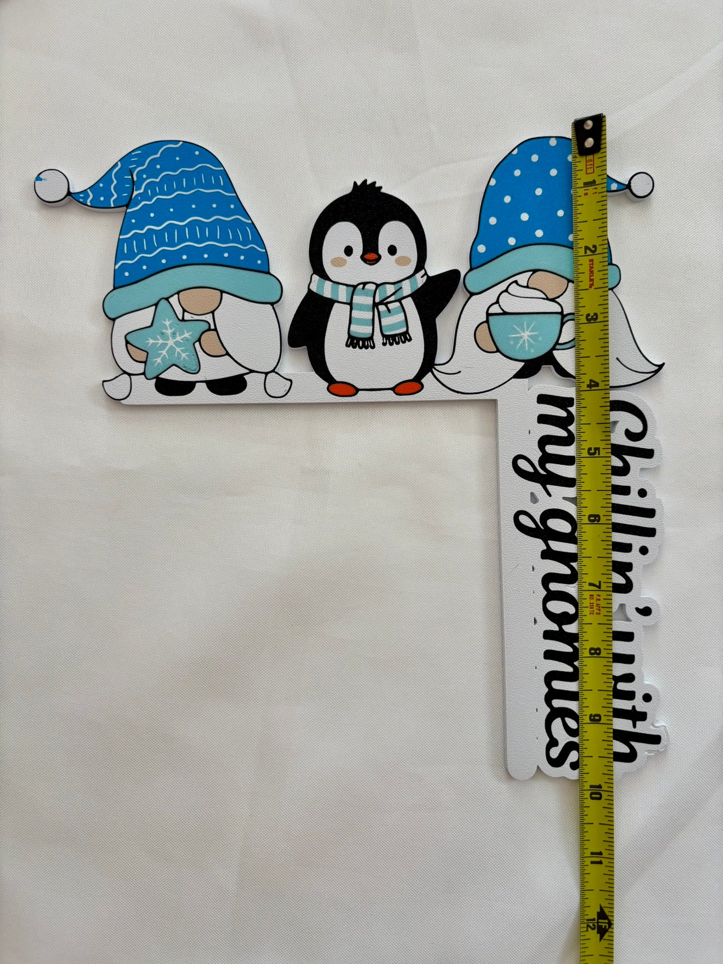 Gnomes Winter Door Corner