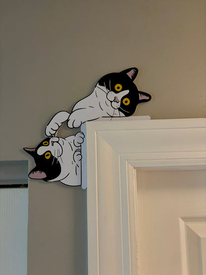 Cats Playing Door Corner Topper