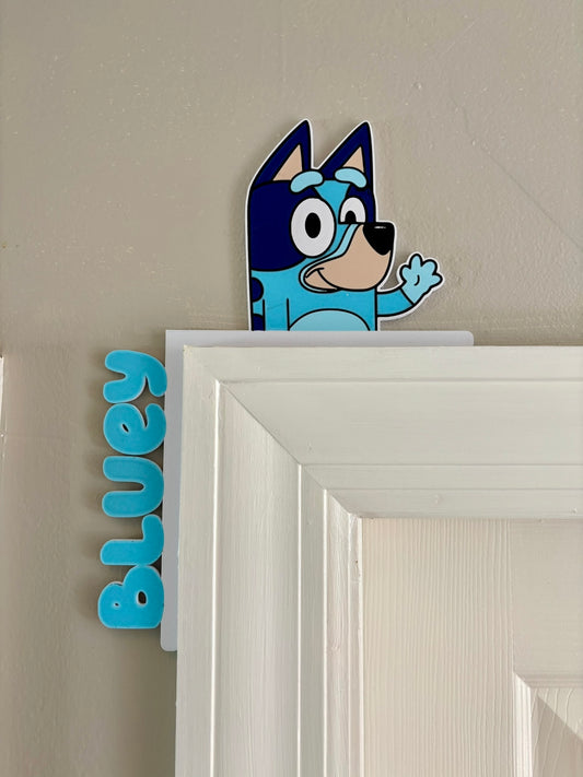 Bluey Door Corner Topper