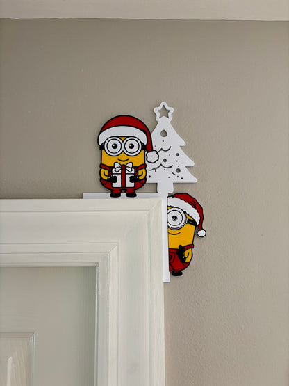 Minions Christmas Door Corner