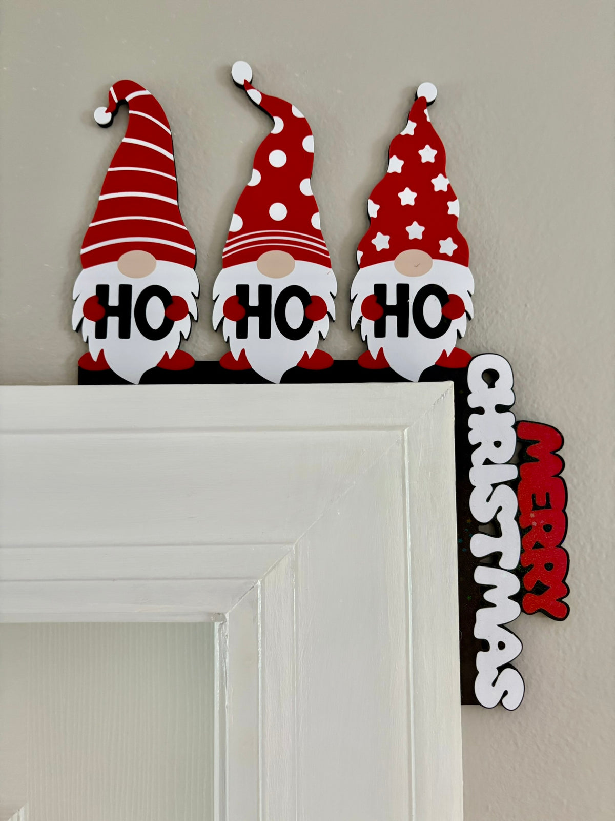 Ho Ho Ho Gnomes Door Corner