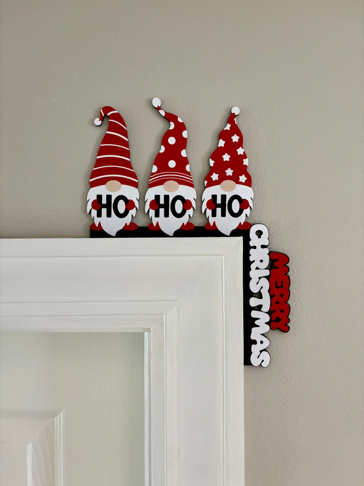 Ho Ho Ho Gnomes Door Corner