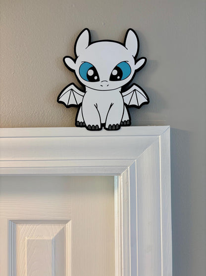 Toothless or light fury dragon cute door frame decor