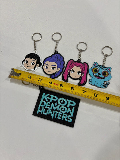 KPop Demon Hunters Keychains, Rumi, Zoey, Mira, Derpy, and more! Great for Party Favors!