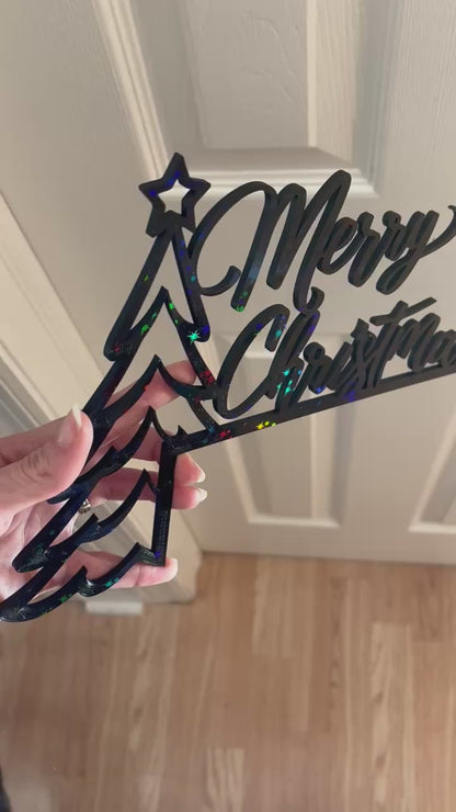 Merry Christmas Door Corner