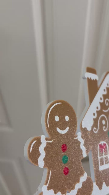 Gingerbread House and Man Door Corner