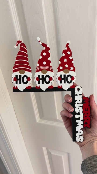 Ho Ho Ho Gnomes Door Corner