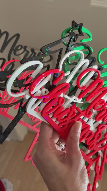 Merry Christmas Door Corner