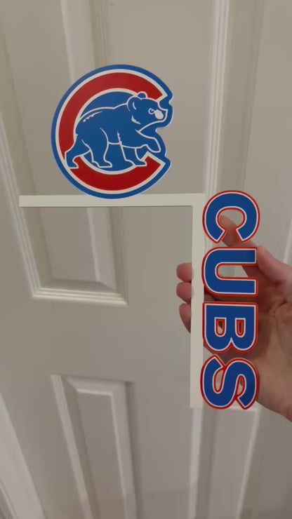 Chicago Cubs Bear Door Corner