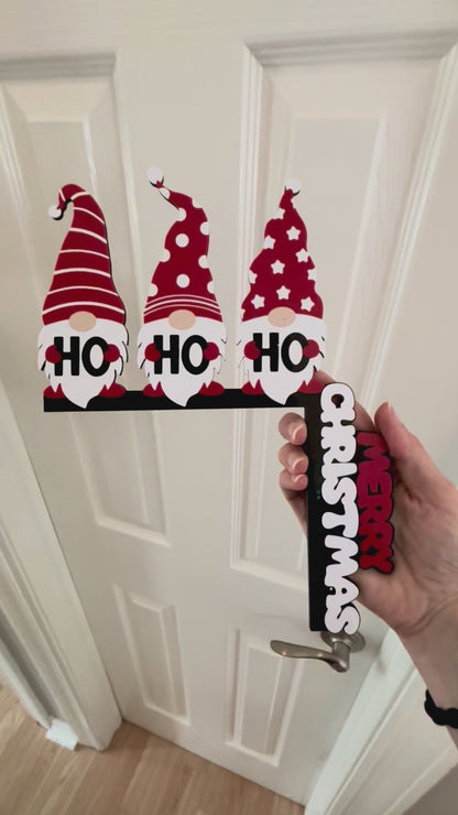 Ho Ho Ho Gnomes Door Corner