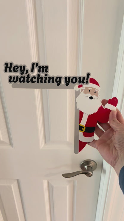 Santa is Watching Door Corner